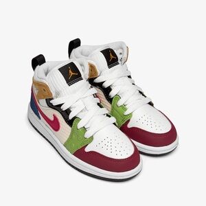 Nike Kids Sneakers - White, Red, Green, Blue